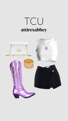 #gameday #collegefootball #outfitinspo #styletips #tcu College Fits, Outfit Inspo