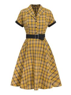 1950s dress – Page 4 – Retro Stage - Chic Vintage Dresses and Accessories Fitted Knee-length Retro Plaid Dress, Retro Plaid Dresses For Vintage Fashion, Fitted Retro Knee-length Plaid Dress, Retro Fitted Knee-length Plaid Dress, Retro Plaid Dress For Work, Fitted Retro Plaid Vintage Dress, Fitted Plaid Retro Vintage Dress, Retro Plaid Fitted Vintage Dress, Retro Belted Dress For Formal Occasions