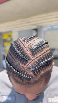 DIME 💫 | Symmetry 🖖🏾 ———————————————————————————————— #thedimeway . . . . . #barbershopconnect #blackhair #boxbraids #braider #braids... | Instagram Male Braid Styles, Box Braids For Men, Iverson Braids, Boys Curly Haircuts, Boyfriend Hair, Braids With Fade