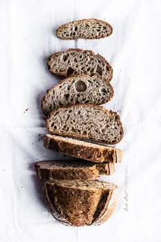 slices of bread sitting on top of each other