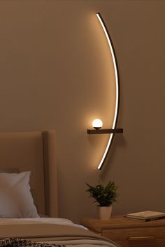 2-Pack Modern Orb Arc Wall Lamp Curved Wall, Round Wall, Wall Lamps, Lighting Ideas, Tv Wall, 2nd Floor, Aesthetic Room Decor, Aesthetic Room, Ambient Lighting