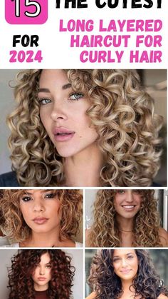 Round Layers On Curly Hair, Curls Bangs Long Hair, Curly Hair With Lots Of Layers, Curly Hair Long Layers Face Framing, Curly Hairstyles For Long Faces, Layers For Curly Hair Natural Curls, Curly Cut Before And After, Curly Long Hair Cuts, Layered Haircut For Curly Hair