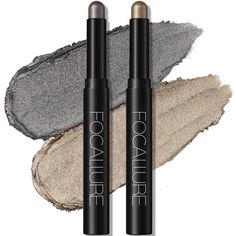 PRICES MAY VARY. 【2 PCS Eyeshadow Stick Sets】These silky eyeshadow pencils from warm to cool can create a range of looks with smokey, neutral, gorgeous and luminous. They features a myriad of shades and finishes to deliver endless options for an effortlessly beautiful eyes that stand out both day and night. 【Save your Makeup Time 80%↓】 FOCALLURE Eyeshadow stick sets delivers uniform shimmer in every swipe—perfect for quick, easy eye looks on-the-go. They are soft, super gliding and easy to blend Cream Eyeshadow Stick, Eye Shadow Stick, Eyeshadow Pencil, Eyeshadow Stick, Pencil Crayon, Cream Eyeshadow, Eye Shadow, Highlighter, Crayon