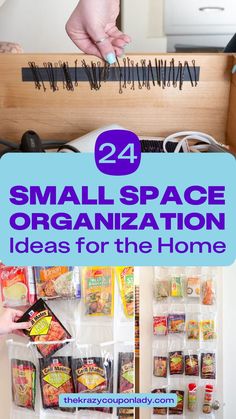 Looking for organization ideas for the home + organizing ideas? Home organization can be quick, painless, + inexpensive. That is, if you use these budget DIY home organization ideas from The Krazy Coupon Lady. These tips range from using everyday items to simple organizational hacks. Read on to find out the easy way to organize annoying cords and cables, how to use hangers in creative ways, and even how to organize your coupons. #krazycouponlady #organizationideas Organizing Ideas Home, Diy Home Organization Ideas, Diy Organization Hacks, Diy Home Organization, Home Organizing Ideas, Organization Ideas For The Home