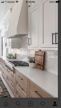 the kitchen is clean and ready to be used as an appliance for cooking