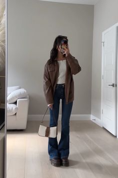 Nyc Outfits, Uni Outfits, Neue Outfits, 가을 패션, Autumn Outfit, Winter Fashion Outfits, College Outfits