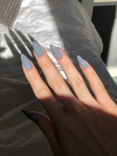 Dream Nails Acrylic, Nagellack Trends, Solid Color Nails, Basic Nails, Casual Nails, Classy Acrylic Nails, Almond Acrylic Nails, Soft Nails, Nail Nail