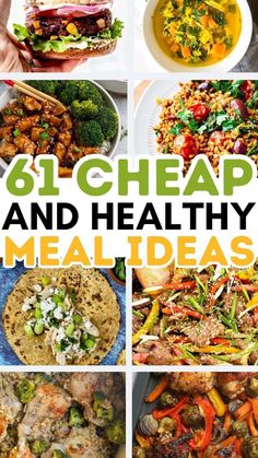 Quick Healthy Meals On A Budget, A Week Of Meals On A Budget, Easy Low Budget Healthy Meals, Healthy Meals For Cheap, Cheap Healthy Dinner Meals, Simple Cheap Healthy Dinners, Budget Friendly Healthy Meals For One, Cheap Meals For 2 On A Budget, Cheap And Easy Recipes For 2