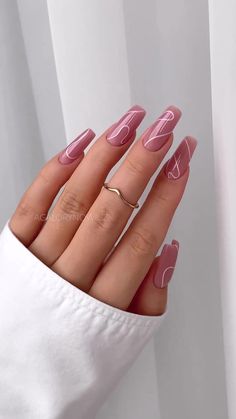 Girly Acrylic Nails, French Tip Acrylic Nails, Blush Nails, Glamorous Nails, Minimalist Nails, Dream Nails, Nail Inspiration, Floral Nails