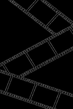 a film strip with four filmstrips attached to the side, and one is black and white