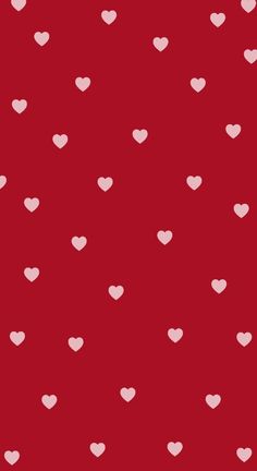 a red background with white hearts on it