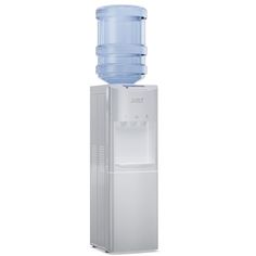 a water dispenser with a large bottle on top