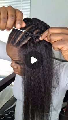 I V O N M E L D A on Instagram Quick Weave, Crochet Hair, Crochet Braids, Crochet Hair Styles, Protective Styles, Hair Hacks, Dry Skin, Beauty Makeup, Natural Hair Styles