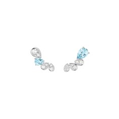 Joséphine Ronde d'Aigrettes イヤリング Gold Reference, Empress Josephine, Earrings White Gold, Minimal Accessories, French Jewelry, Vs Diamond, Jewelry Lookbook, Aqua Marine, Earrings White