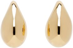 Pair of drop earrings in 18k gold-plated sterling silver. · Post-stud fastening · H2 x W1 Supplier color: Yellow gold Large Drop Earrings, Earring Inspo, Gold Earring, Gold Drop Earrings, Disney Princesses, Gold Plated Sterling Silver, Bottega Veneta, Gold Earrings, 18k Gold