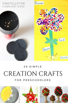 simple creation crafts for preschoolers to make