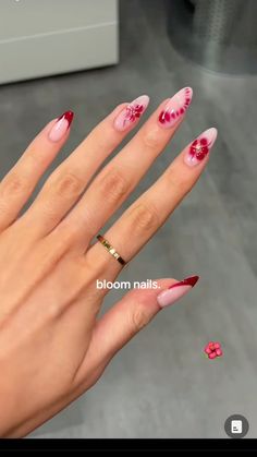 Casual Nails, Her Nails, Red Nail