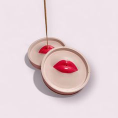 Lips Incense Holder Concrete Colorful Unique Home Decor - Incense Incense Holder Aesthetic, Diy Incense Holder, Funky Home Decor, Colorful Aesthetic, Dusty Rose Color, Incense Holders, Do It Yourself Projects, Incense Sticks, Incense Holder