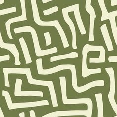 a green and white pattern with lines on it