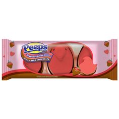 peeps strawberry milk chocolate candy bar