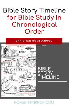 the bible story timeline for bible study in chronological order by christian homeschool