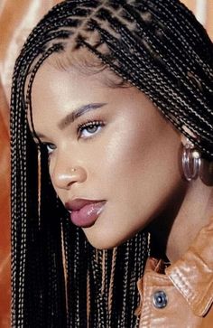 Small Box Braids Hairstyles, Alissa Ashley, Faux Loc, Small Box Braids, Individual Braids, Short Box Braids, African Hair Braiding Styles