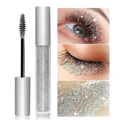 MUST-HAVE--SILKY AND EASY TO STRETCH: Your lashes will shining all night long! And can also apply it on your eyebrows for even more glory. GLITTER LASH MASCARA: Mascara with glitter powder can create different stunning eye makeup. Making you more attractivemaking you more attractive. WATERPROOF & SWEATPROOF: Our mascara is waterproof and sweat resistant, making your makeup long lasting, a perfect choice even for your most rigorous activities. QUICK-DRYING, NOT EASY TO SMUDGE, LONG-LASTING MAKEUP Eye Lash Mascara, Glitter Mascara, Glitter Lashes, Lash Makeup, Sparkly Eyes, Mascara Waterproof, Eyelashes Mascara, Lash Mascara, Long Lasting Makeup