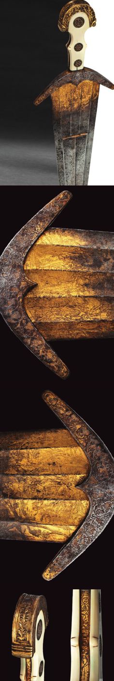 an old wooden boat is shown in three different angles, including the top and bottom