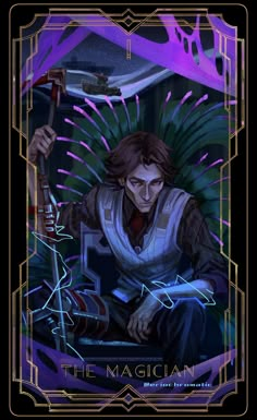 Erio @ One Piece hours 🐊 (@eriochromatic) on X The Magician Tarot, Akali League Of Legends, Arcane Viktor, Viktor Arcane, League Of Legends Arcane, Jinx League Of Legends, League Of Legends Characters