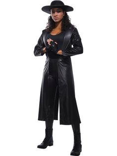 Adult WWE Undertaker Costume - costumes.com Wwe Costumes Women, Wwe Undertaker Costume, Undertaker Costume, Wwe Halloween, Wwe Costumes, Wrestling Costumes, Mark Calaway, Wrestling Clothes, Wwe Undertaker