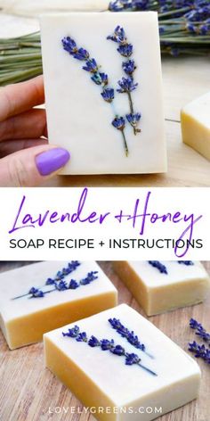 lavender and honey soap recipe with instructions