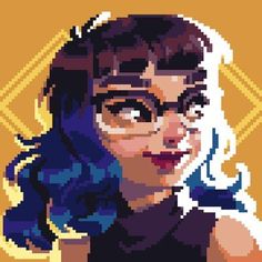 Pixel Portrait Art, Pixel Fairy, Eyes References, Pixel Art Portrait, Pixel Portrait