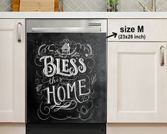 a chalkboard sign that says,'bess in the home '