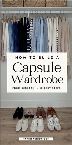 Create a streamlined, versatile wardrobe with our 10 easy steps to building a capsule collection from scratch. Simplify your fashion choices and enjoy endless outfit possibilities. Dive into the guide and save this pin for a stylish, organized closet! capsule wardrobe | capsule wardrobe 2024 | capsule wardrobe ideas | capsule wardrobe summer | wardrobe ideas | wasradrobe fashion | wardrobe challange |  Capsule Wardrobe From Scratch | outfits | outfits aethetic | outfit ideas | outfit inspo | capsule wardrobe essentials | summer capsule wardrobe | capsule wardrobe for summer | travel capsule wardrobe | capsule wardrobe minimalist Versatile Outfits Capsule Wardrobe, Thrift Capsule Wardrobe, 2025 Capsule Wardrobe, Minimal Wardrobe Women, Handmade Capsule Wardrobe, Abercrombie Capsule Wardrobe, Wfh Capsule Wardrobe, Summer Wardrobe Essentials 2024, Wardrobe Capsule 2024