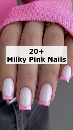 40+ Milky Pink Nails You Can't Get Around This Year brings together the best Nagel Inspo with trendy Nagellack shades. Perfect for summery nails and casual nails alike, these milky nails range from subtle, short cute classy nails to glitter pink designs. Featuring nail arts like Pink Nails OPI and subtle yet chic small classy nails, this collection has something for every style. Discover basic nails, Manikur Kuku, and even a touch of Kutek Disney charm for a playful, polished look this season.