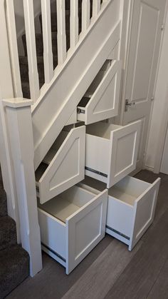 Under Stairs Storage Solutions Lostock Bolton Greater Manchester Hallway Stairs And Landing, Stairs Storage, Staircase Storage, Kitchen Party, Stair Landing