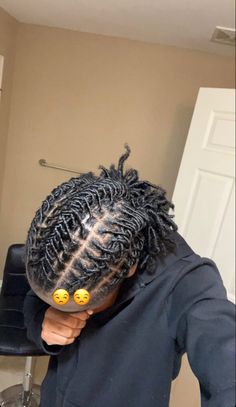 Braids Two Strand Twist, Two Braids Dreads Men, Men’s Loc Styles Barrel Twist, 2 Strand Twist Men High Top, Male Retwist Styles, Three Barrel Twist Locs, Double Barrel Twist Dreads, Dreadheads Hairstyles, Barell Twist Two Strand