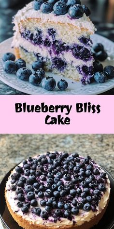 Indulge in a slice of heaven with our Blueberry Bliss Cake! This easy-to-follow recipe features fluffy cake infused with fresh blueberries and topped with a creamy frosting. Perfect for celebrations or a sweet treat any day. Enjoy moistness and fruity freshness in every bite! #BlueberryCake #DessertLovers #HomeBaking #CakeRecipe