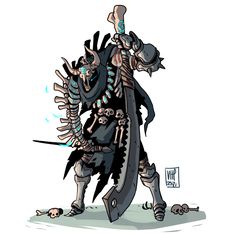 ArtStation - Yrdin the bonecarver Bone Dust, Cool Monsters, 다크 판타지, Monster Mash, Monster Concept Art, Fantasy Armor, Game Character Design