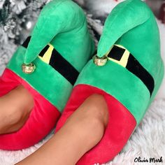 Olivia Mark - Winter Boots for Women: Stylish Round-Toe Design with Patchwork Contrast Cozy Cartoon, Flats Shoes Comfortable, Winter Comfort, Faux Fur Slippers, Round Toe Shoes, Warm Shoes, Shoe Tags, Fuzzy Slippers, Chic Type