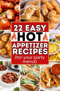 the 25 easy hot appetizer recipes for your party menu