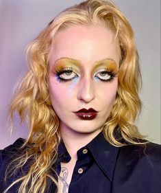 #makeup #makeuplover #makeuptutorial Unsettling Makeup, Cherub Makeup, 1920 Aesthetic, Goth Drag, Victorian Makeup, Retro Makeup Looks, Witcher Art, Retro Makeup, Aesthetic Goth