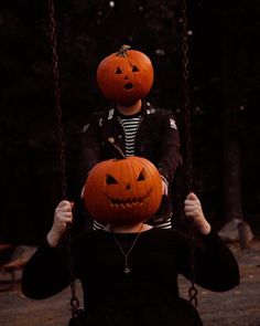 Halloween, pumpkin head, pumpkin head photoshoot, spooky, creepy, couples photos Parents With Baby, 2022 Costumes