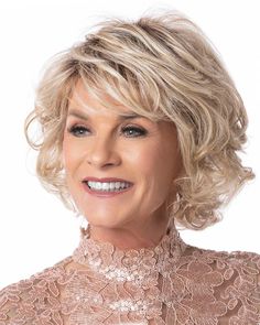 Qvc.com Wigs, Short Human Hair Wigs Elegantwigs.com, Curl Waves, Mid Length Blonde Wigs, 1980's Wigs, Voluminous Layers, 1980s Siesone Wigs, Best Wig Outlet, Red To Blonde