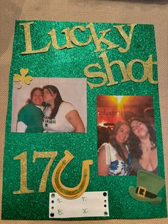 a lucky shot photo collage with st patrick's day pictures