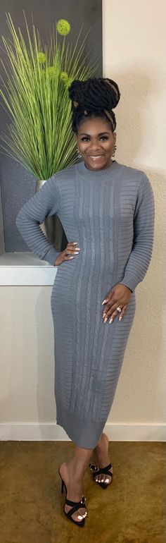 Long sleeve, mid-turtleneck sweater maxi dress with knitted lace up details.Dress has amazing stretch Model is wearing a size:Small Maxi Sweater Dress, Maxi Sweater, Knitted Lace, Sweater Maxi Dress, Large Black, Turtleneck Sweater, Sweater Dress, High Neck Dress, Turtle Neck