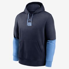 The Sideline Team Issue Club Hoodie is made with a cozy fleece lining and soft cotton-polyester blend to help you comfortably support your North Carolina Tar Heels in chilly temperatures. Jordan North, Soccer Gifts, North Carolina Tar Heels, Tar Heels, College Sports, Sports Top, Track And Field, Mens Activewear, Team Spirit