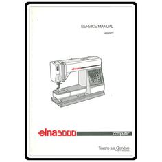 the instruction manual for sewing machine