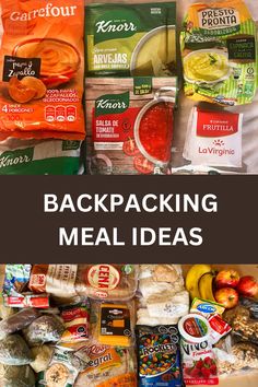 an image of back - packing meal ideas