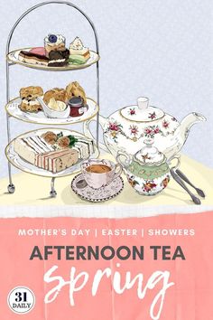 the afternoon tea spring sale is on for mother's day, and it will be available